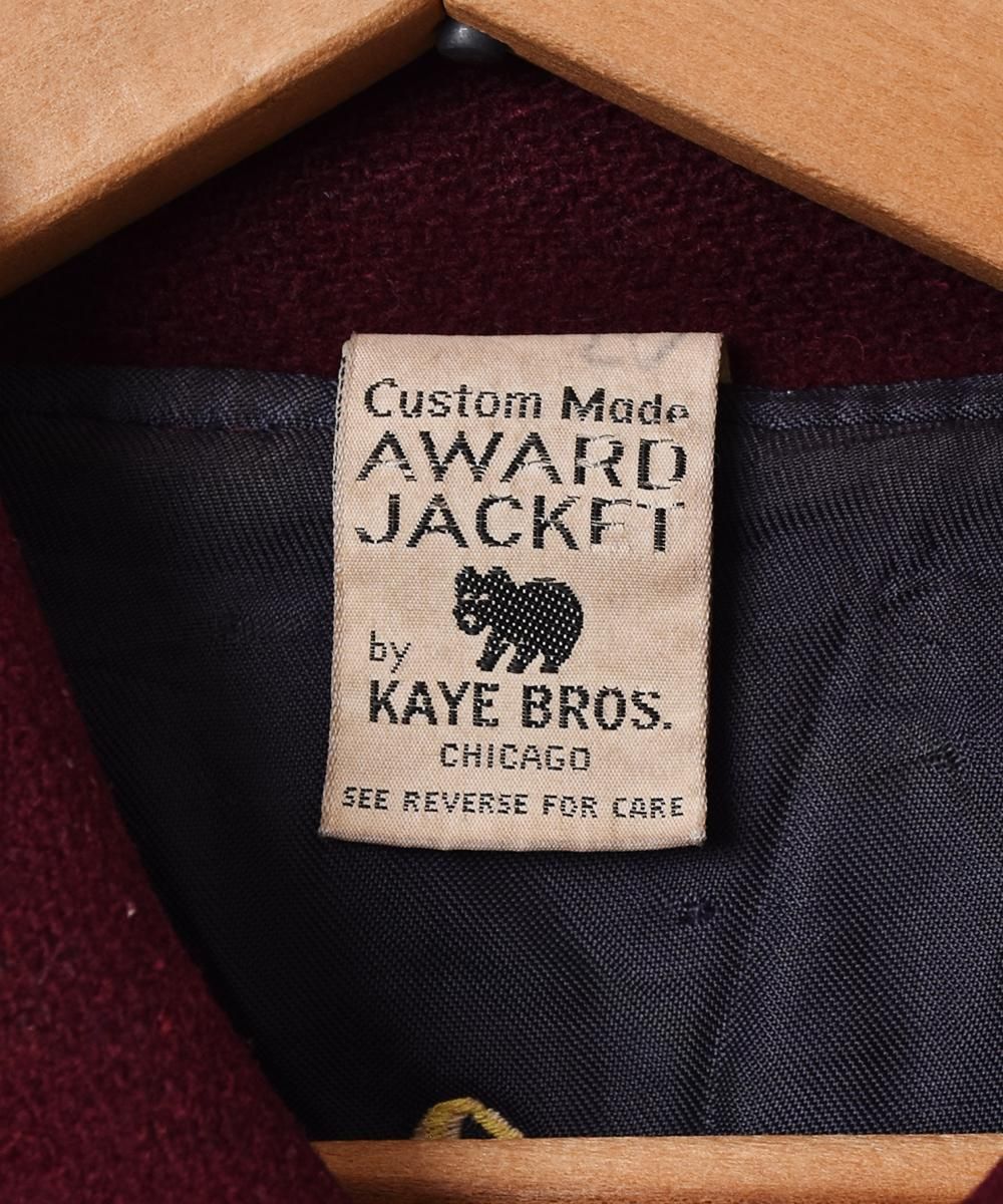 AWARD JACKET by KAYE BROS.CHICAGO メルトンスタジアム AWARD JACKET by KAYE BROS.CHICAGO メルトンスタジアム