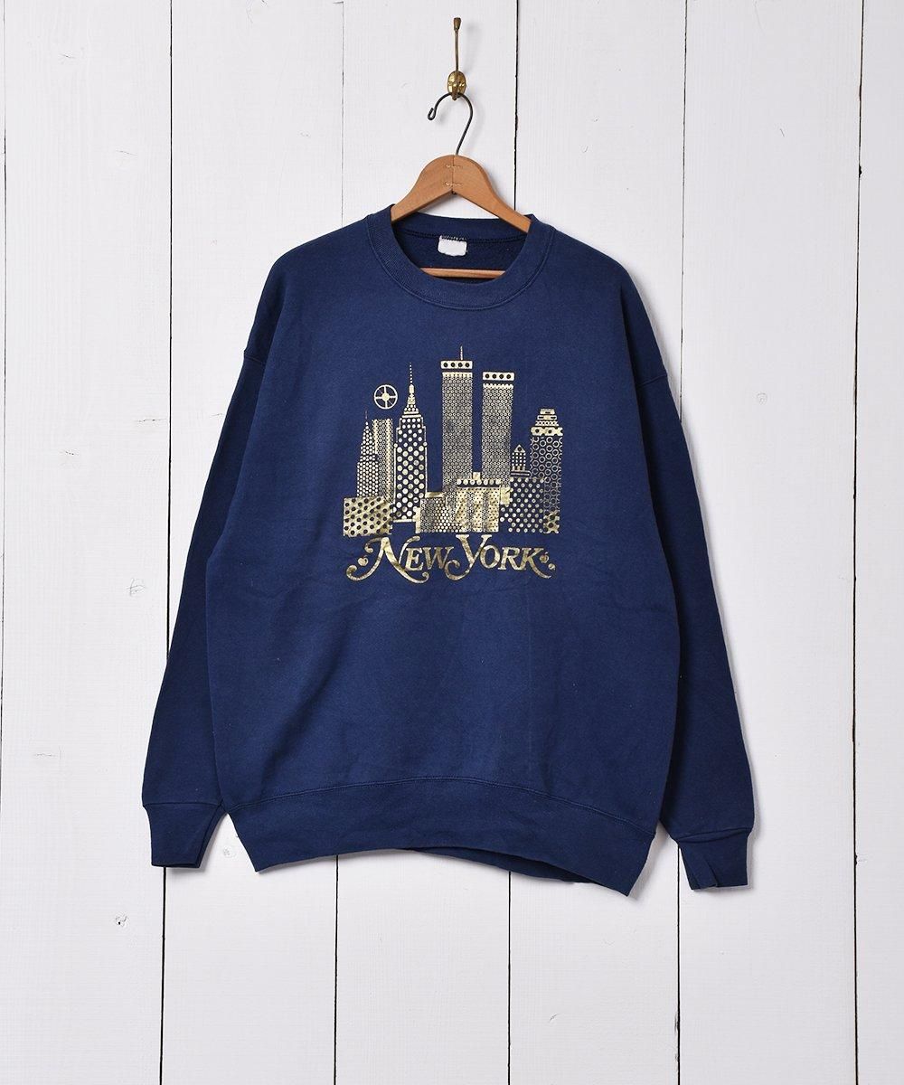 アメリカ製 NEWYORK プリントスウェット - 古着屋