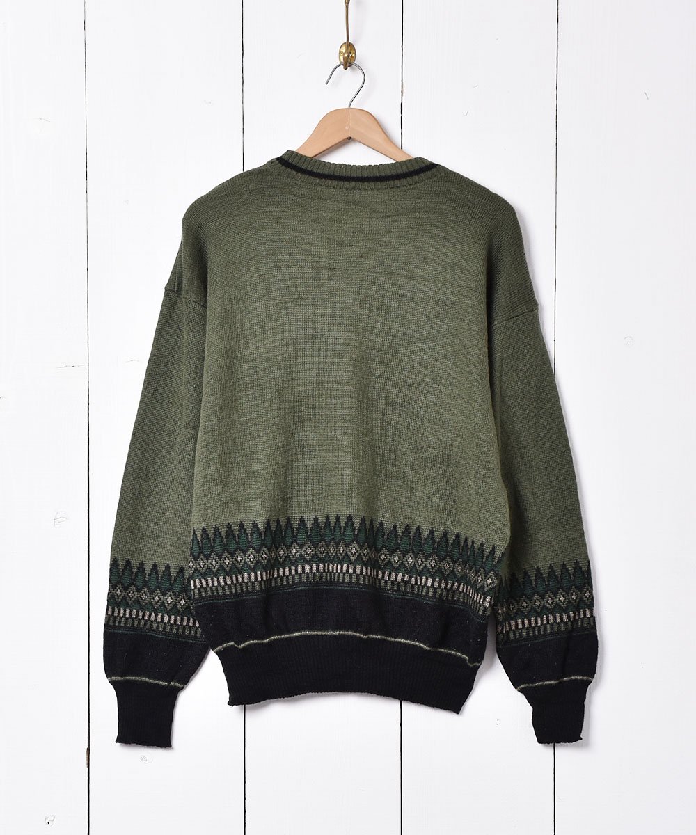 ワンポイント刺繍セーター - 古着のネット通販サイト 古着屋 ...