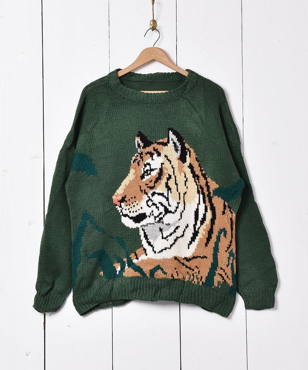 H&M☆タイガー トラ柄 ニット 122/128 みすぼらしい セーター H&M☆タイガー トラ柄 ニット 122/128 みすぼらしい セーター