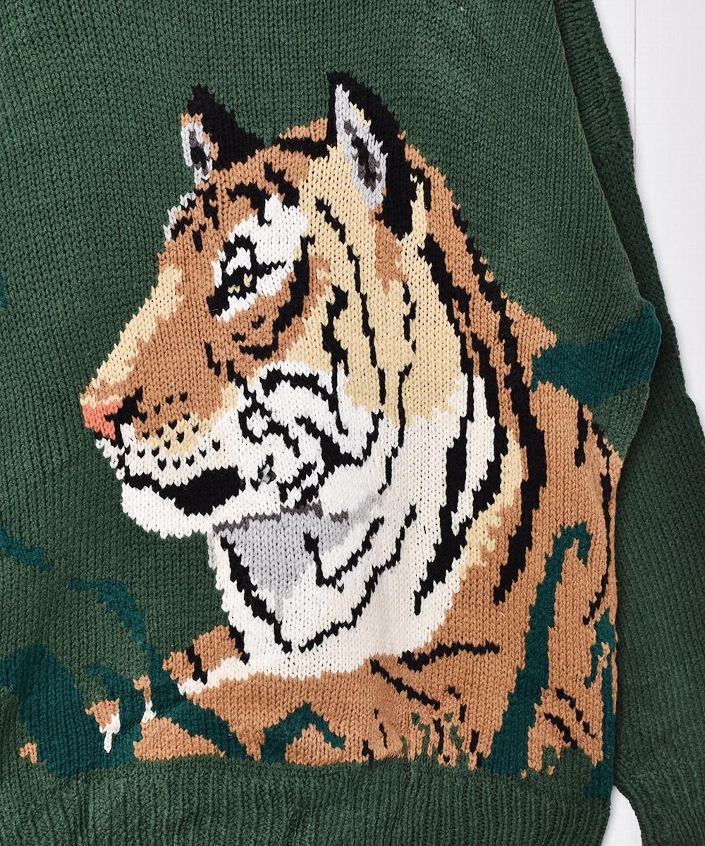 タイガーセーター - 古着屋グレープフルーツ ムーン タイガーセーター - 古着屋グレープフルーツ ムーン