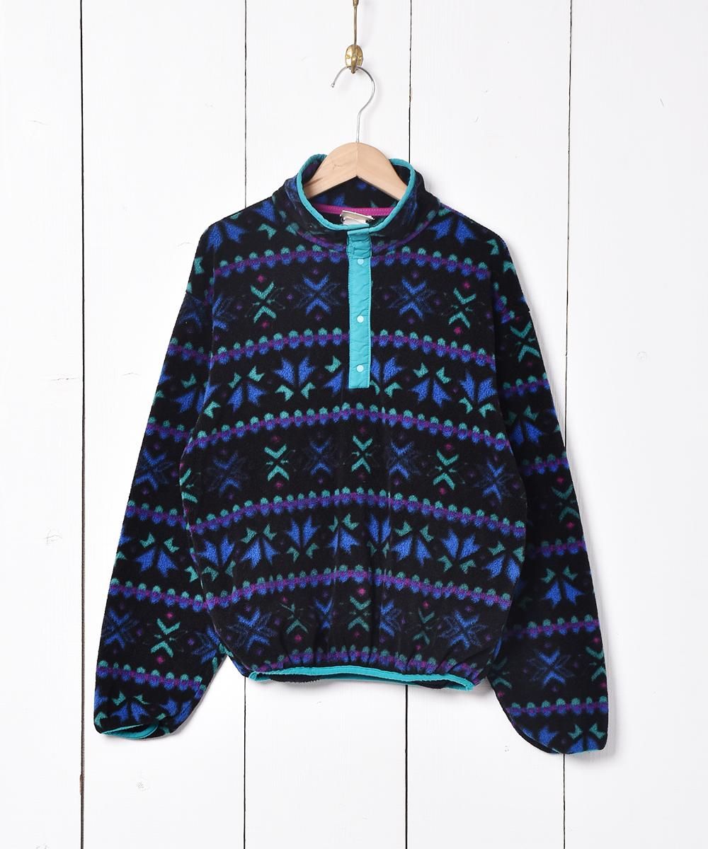 アメリカ製 L.L.Bean 総柄 フリースジャケット - 古着屋 アメリカ製 L.L.Bean 総柄 フリースジャケット - 古着屋