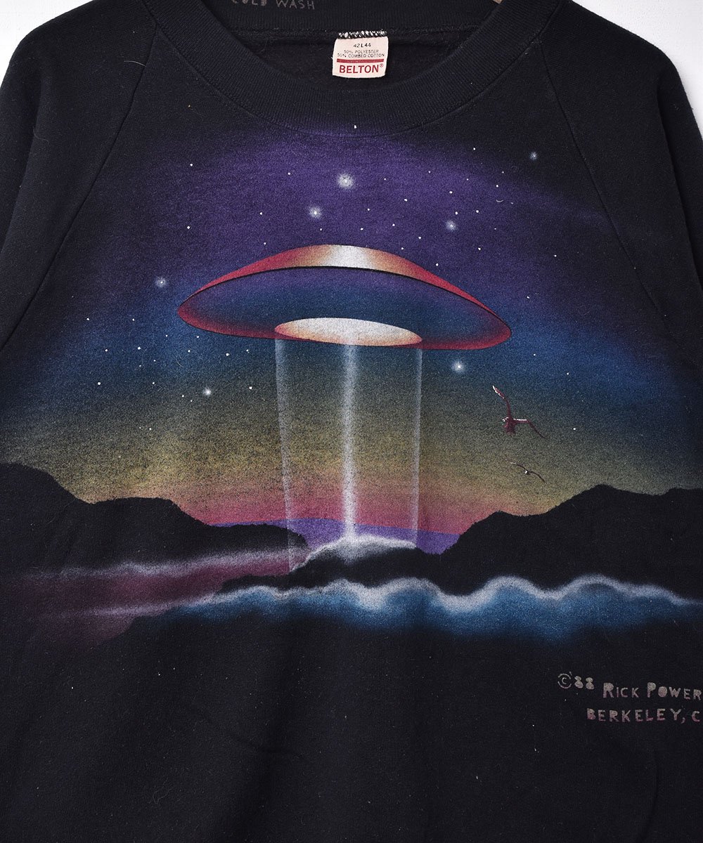 古着の画像アメリカ製 UFOプリントスウェットシャツ