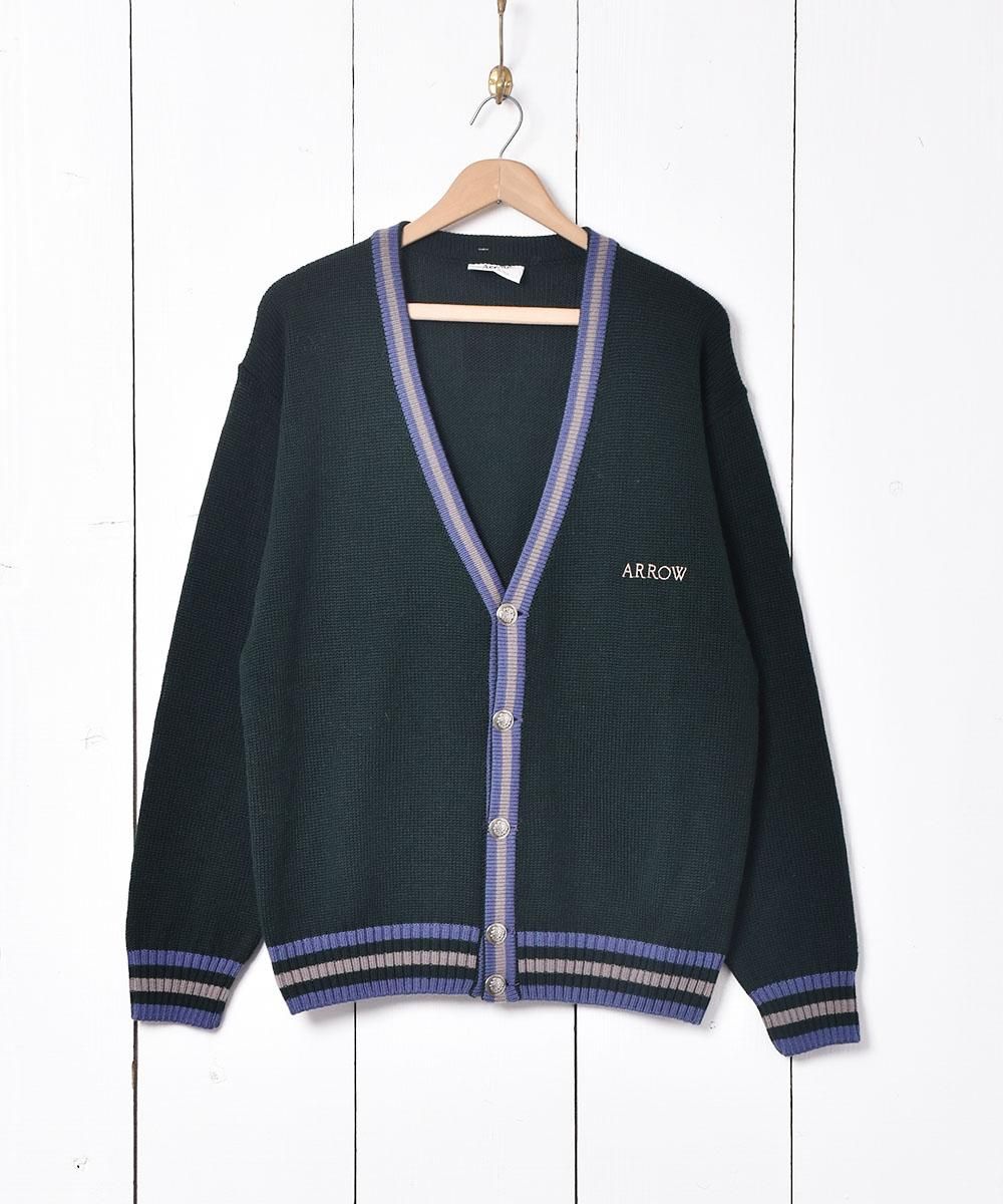 90s Arrow カーディガン ヴィンテージ グランジ アメカジ 古着
