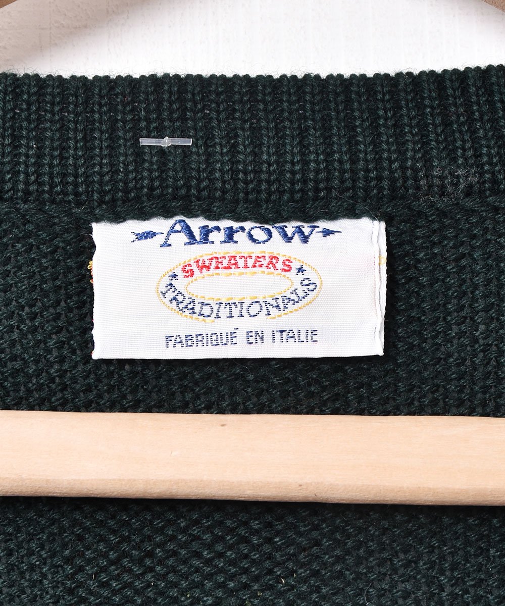 イタリア製 Arrow ラインカーディガン - 古着のネット通販サイト 古着 