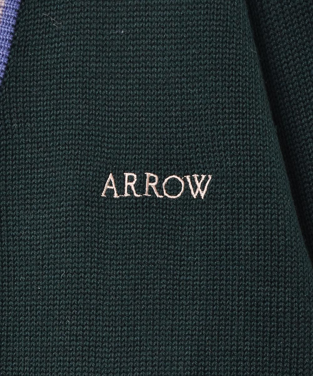 イタリア製 Arrow 刺繍カーディガン – 古着屋Top of the Hillの