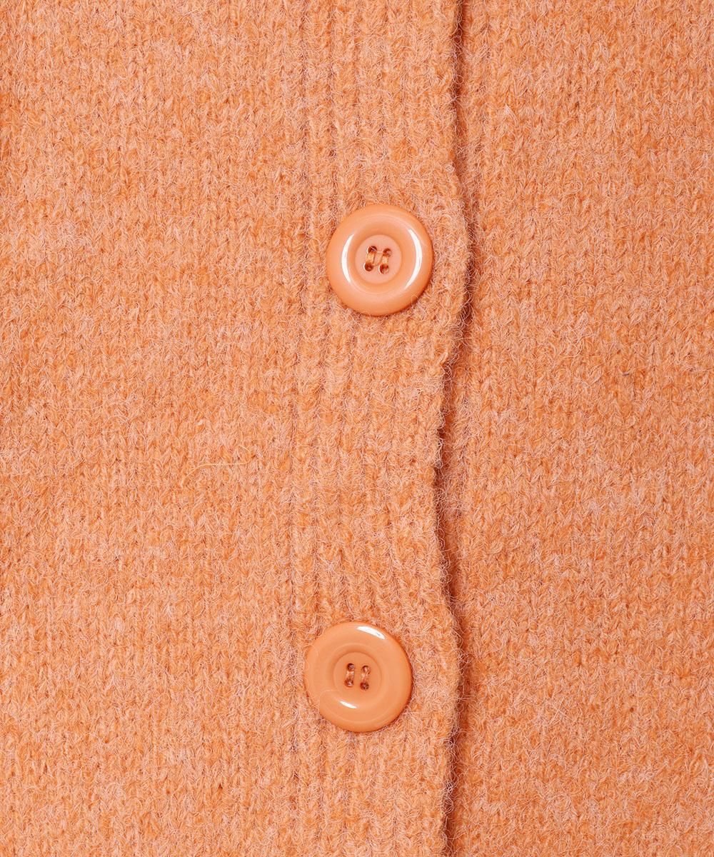 3色展開 Meridian パステルカラーカーディガン オレンジ 古着のネット通販サイト 古着屋グレープフルーツムーン Grapefruitmoon Onlineshop ヴィンテージアイテム レトロファッション