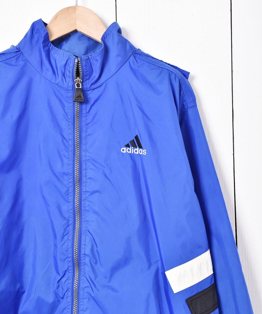adidas フード付き ナイロンジャケット - 古着屋 adidas フード付き ナイロンジャケット - 古着屋