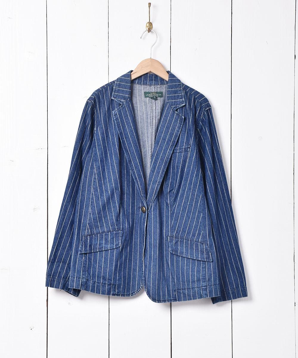 国産品 VINTAGE ANDY JOHNS ロング デニム モッズ コート 2X 国産品 VINTAGE ANDY JOHNS ロング デニム モッズ コート 2X