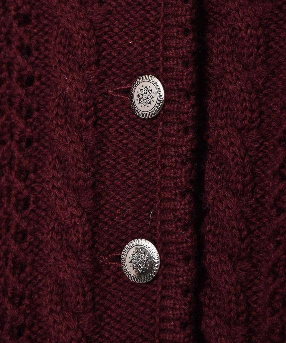 オーストリア製 花刺繍 チロルカーディガン - 古着屋 オーストリア製 花刺繍 チロルカーディガン - 古着屋