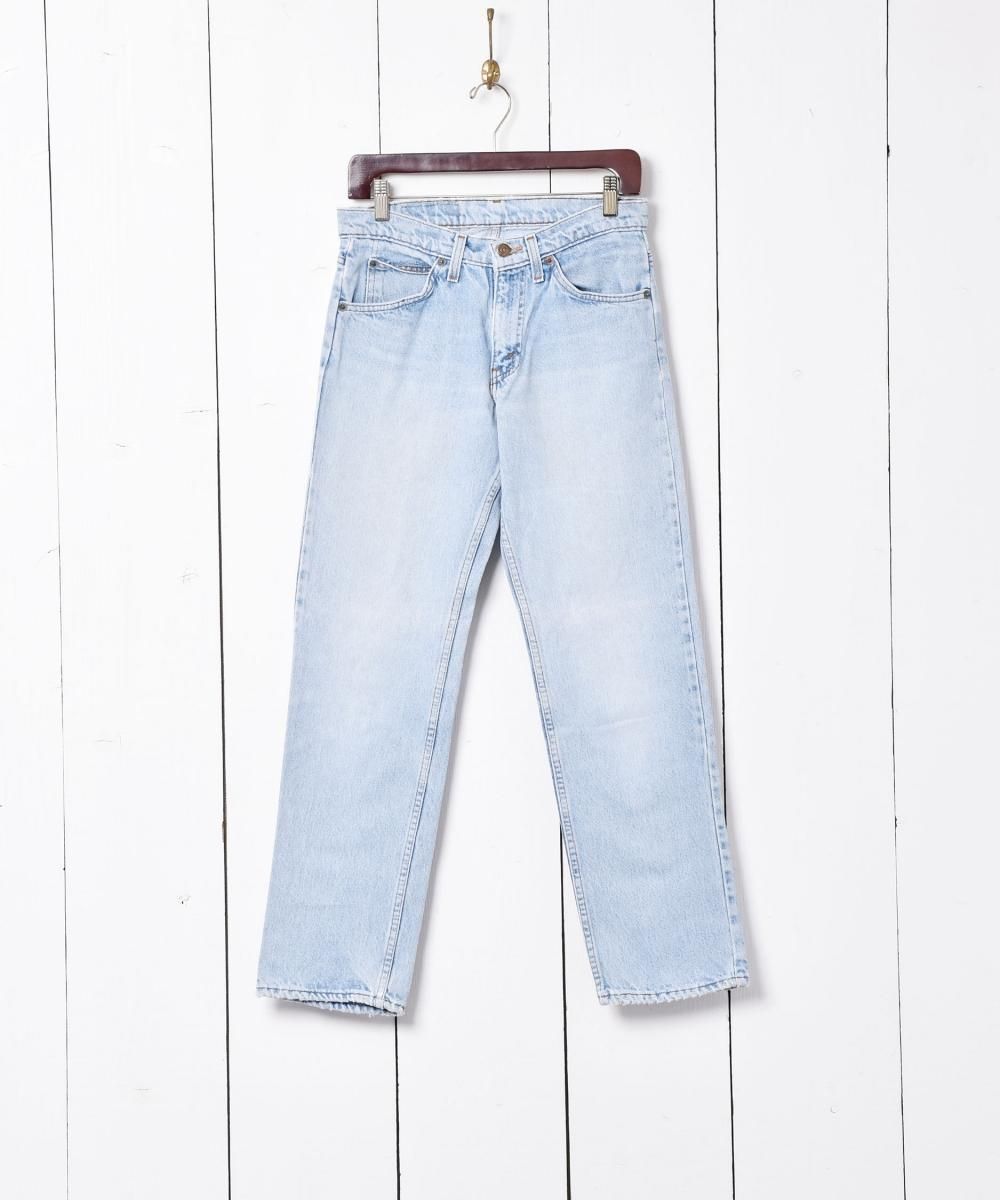 USA製 90s Levi's 550 ヴィンテージ デニム パンツ リーバイス 80s 520 刻印 ヒゲ ジーンズ インディゴ W33 L32  84cm Relaxed Fit ブルー | 古着屋Gold