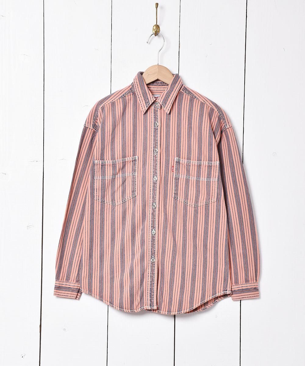 定番 / 不変の品格】アービング キャンディーストライプ シャツ