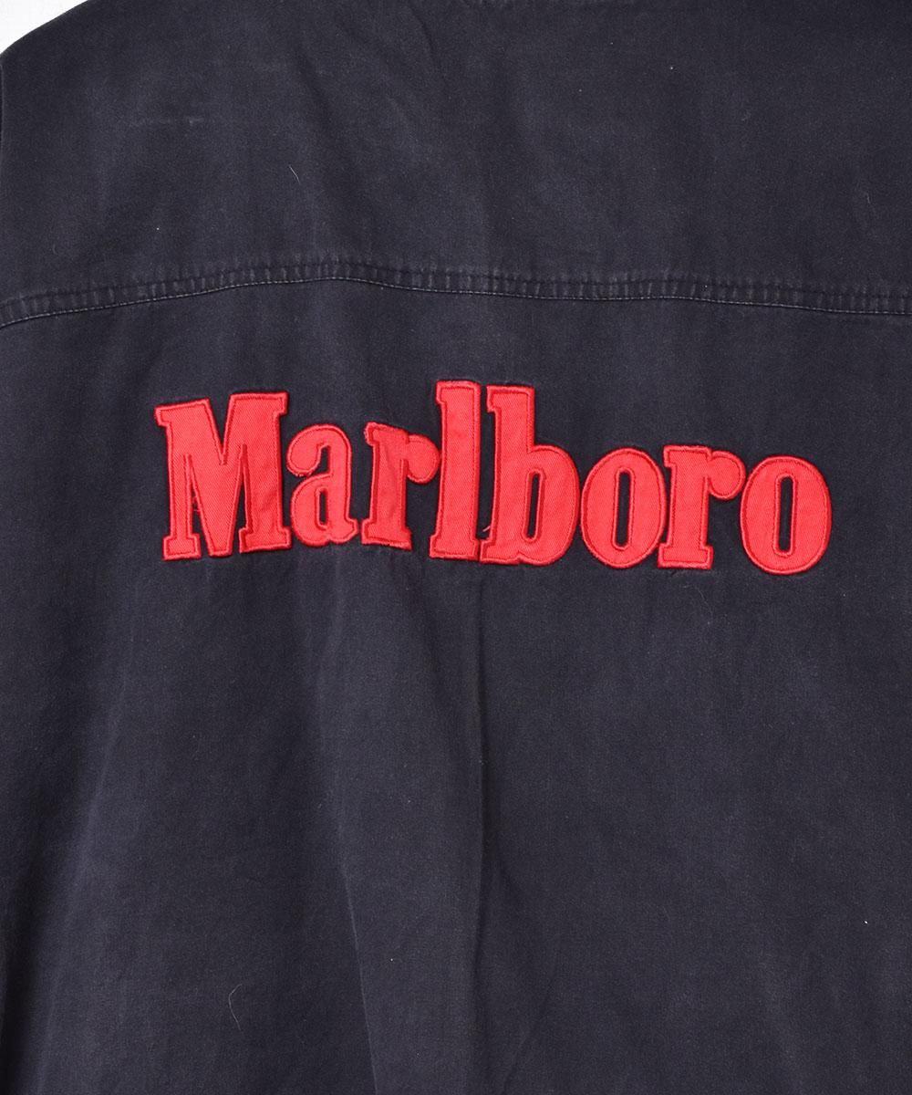 Marlboro リバーシブルブルゾン - 古着屋グレープフルーツ