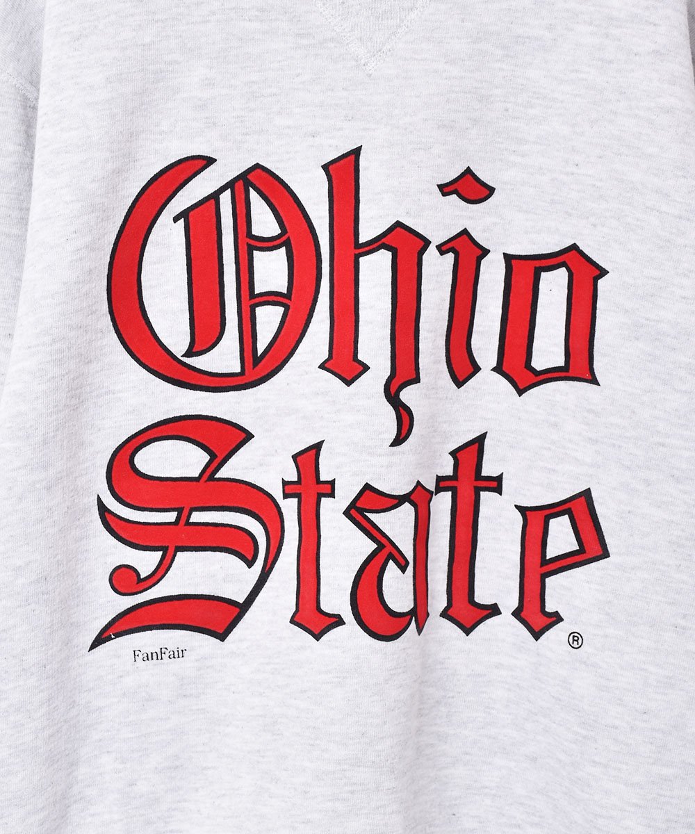 アメリカ製 ohio state プリントスウェットシャツ - 古着のネット通販
