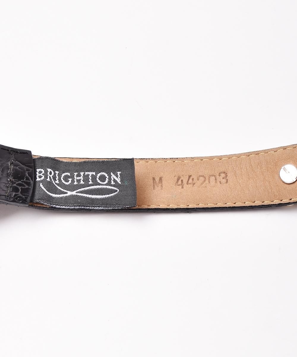 BRIGHTON デザイン レザーベルト - 古着屋グレープフルーツ BRIGHTON デザイン レザーベルト - 古着屋グレープフルーツ
