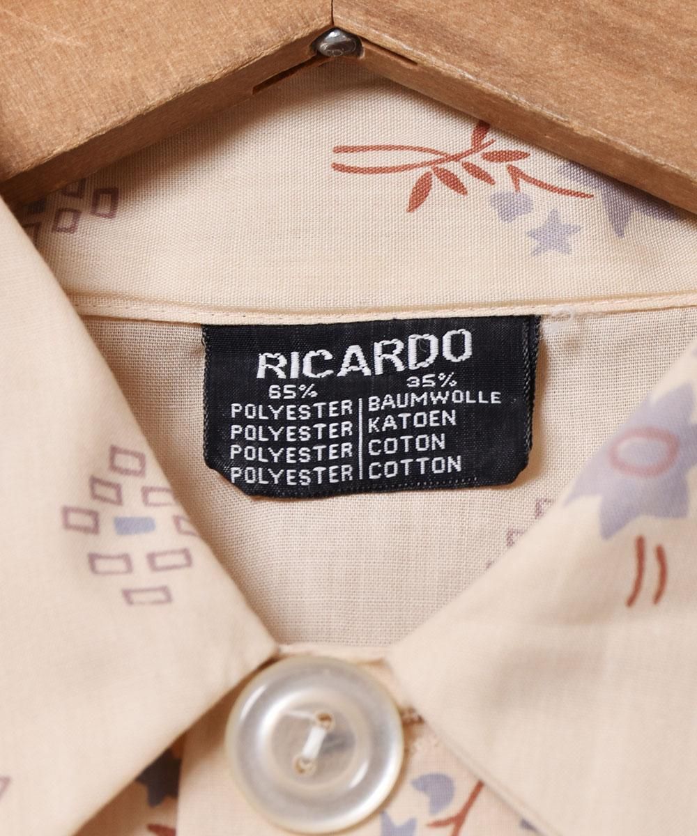 花柄 パジャマシャツ - 古着屋グレープフルーツ ムーン(Grapefruitmoon