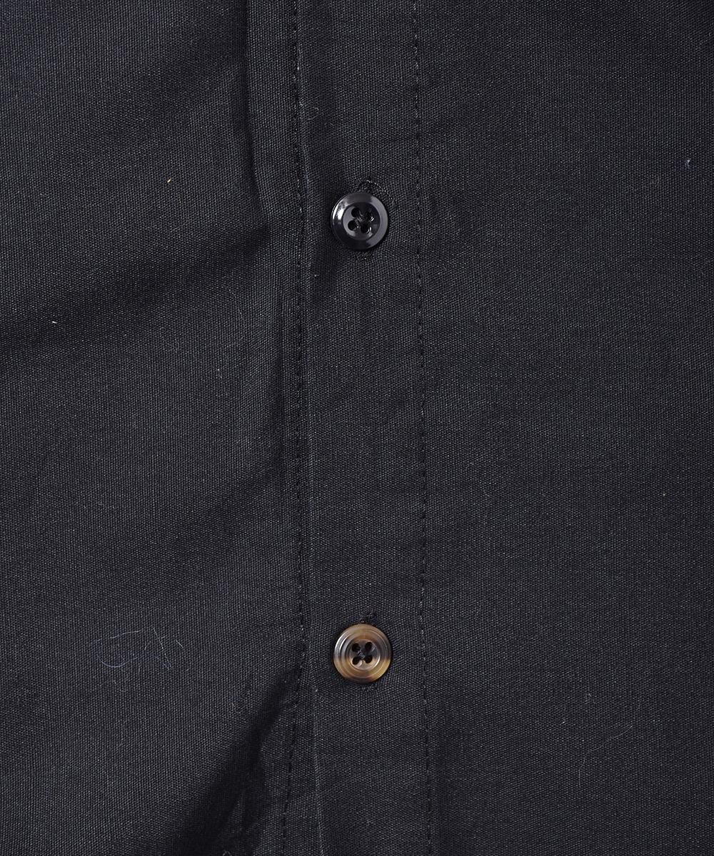 刺繍入り 半袖 ワークシャツ - 古着屋グレープフルーツ ムーン