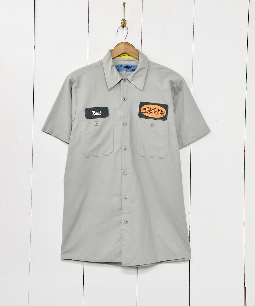 vintage 希少 半袖 ワークシャツ 卸売業務拡張の為【今だけ価格】