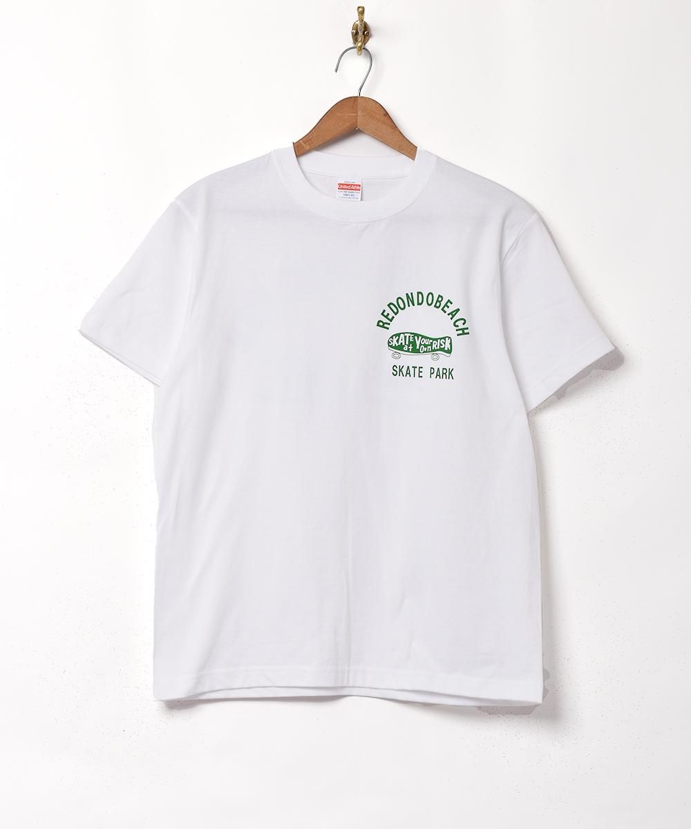 2色展開】プリントTシャツ REDONDO BEACH ホワイト - 古着屋