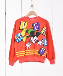 古着Mickey &Co. プリントスウェットシャツ 古着のネット通販 古着屋グレープフルーツムーン