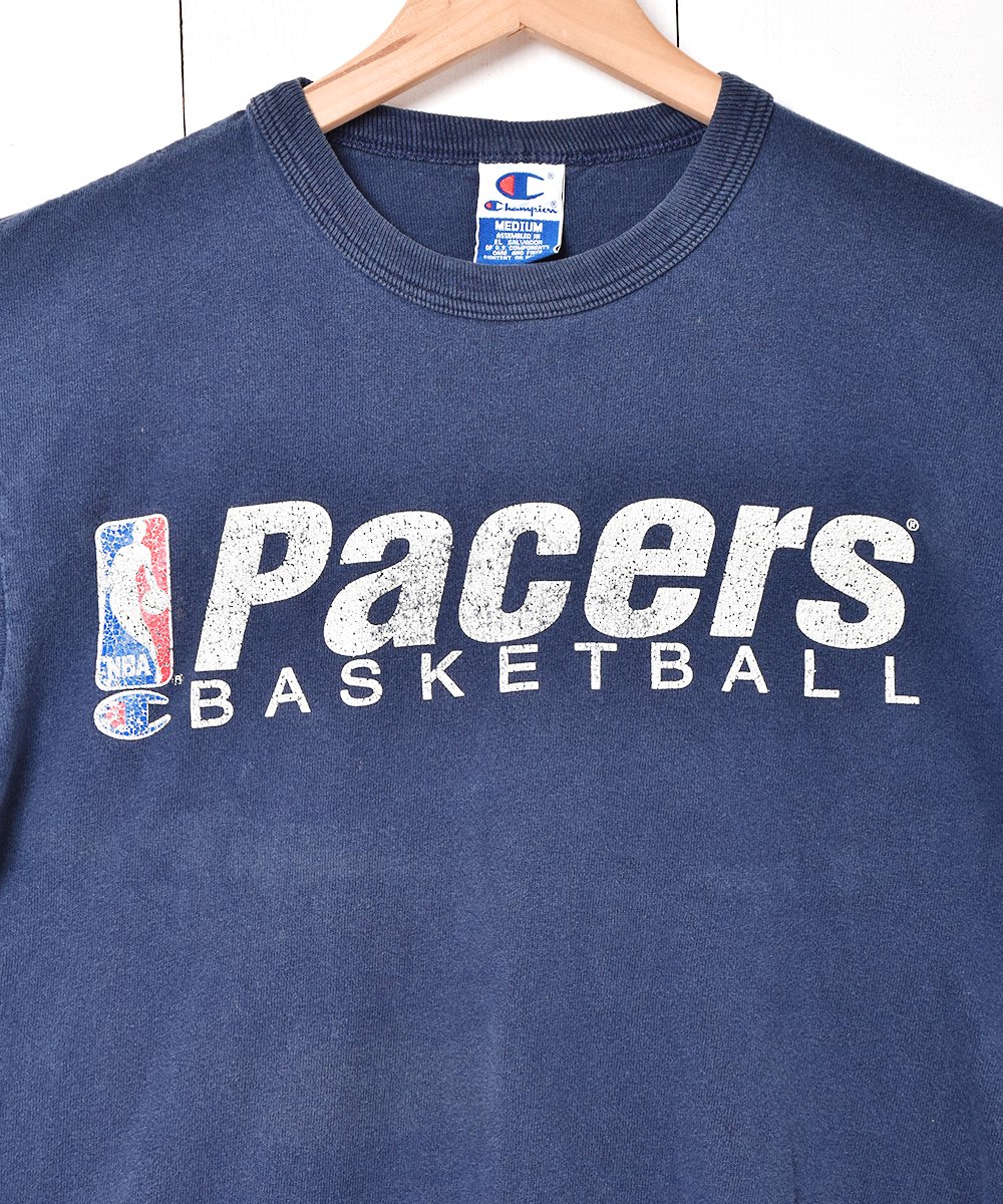 NBA Indiana Pacers プルオーバー パーカー 杢ネイビー - ジャージ