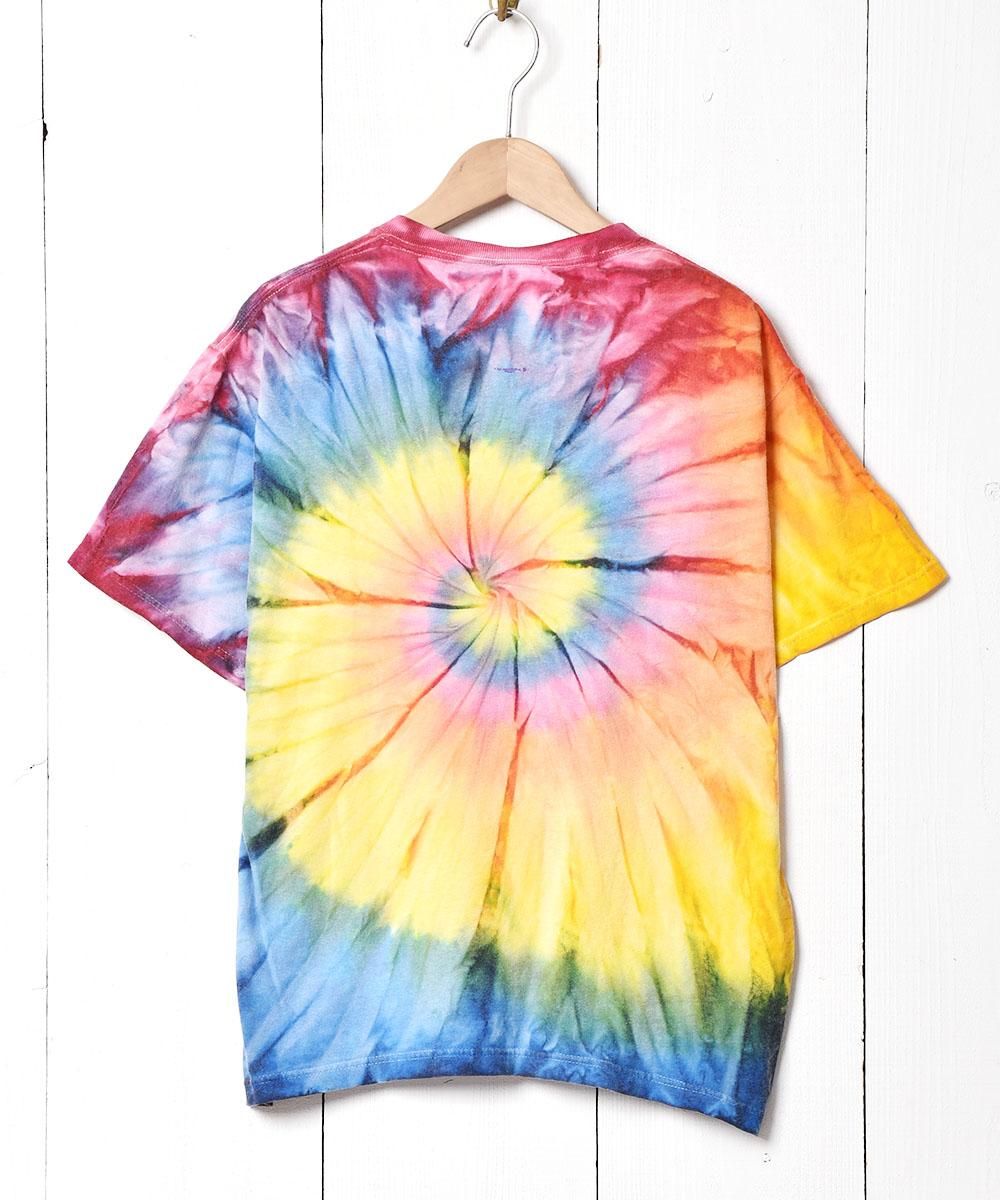 マルチカラー タイダイTシャツ - 古着屋グレープフルーツ ムーン