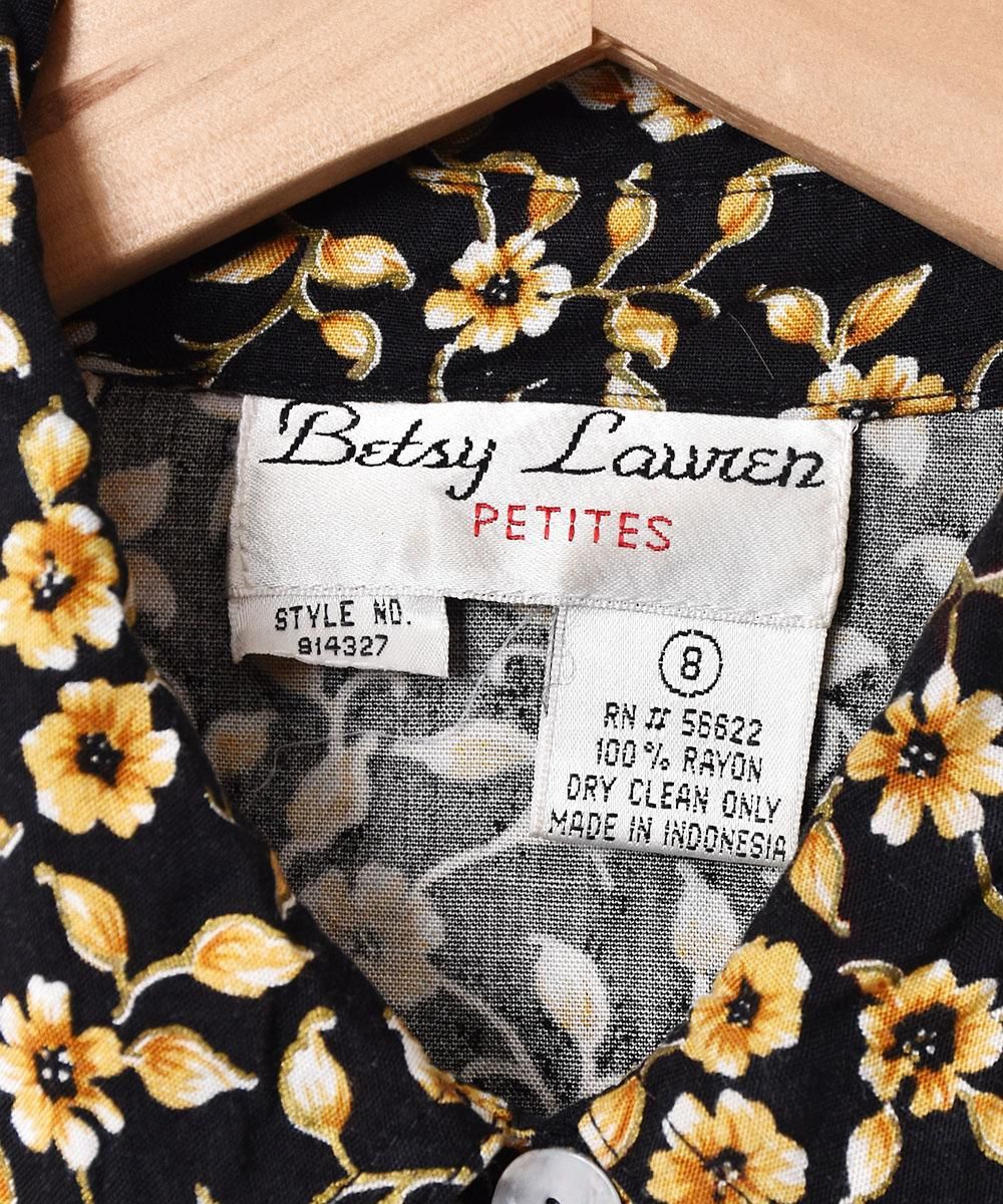 Betsy Lauren” 花柄 半袖ワンピース - 古着のネット通販サイト 古着屋