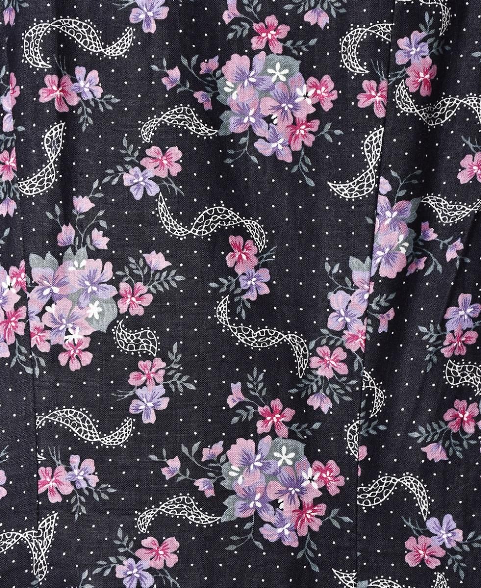 GUNNE SAX ピンドット×花柄 スリーブレスワンピース - 古着屋