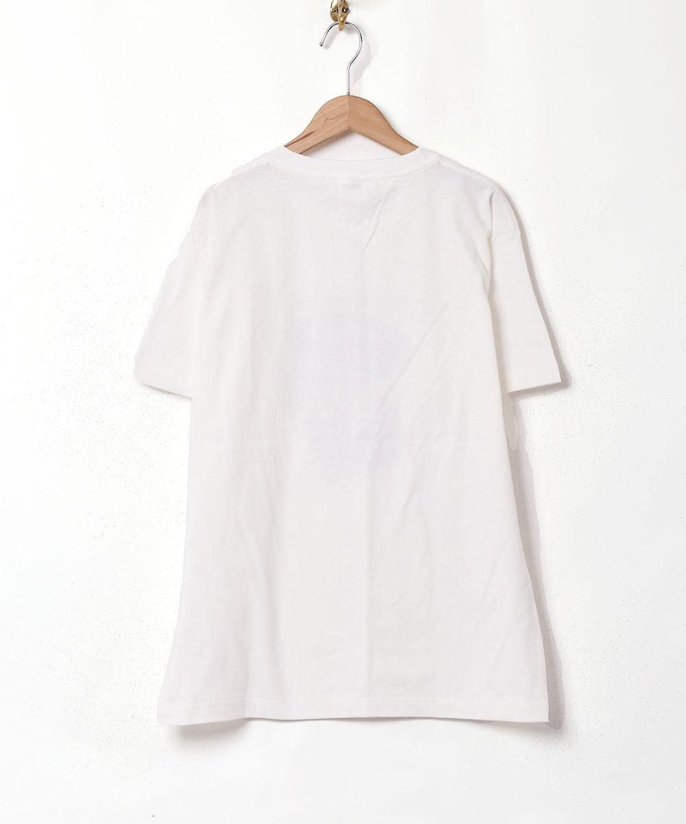 2色展開】シュナウザー プリントTシャツ ホワイト - 古着屋