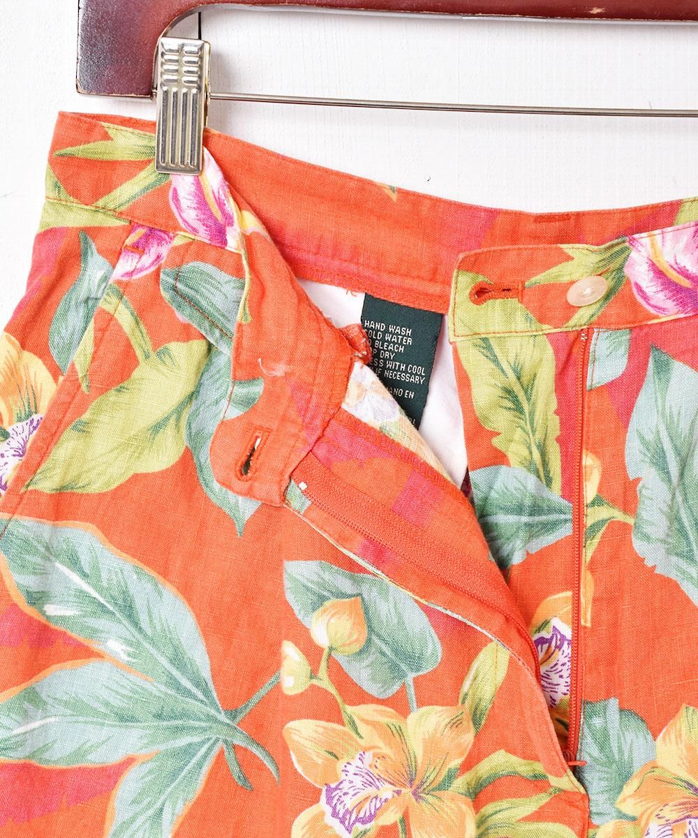 RLX RALPH LAUREN 刻印ロゴ　花柄　フラワー　ゴルフ　ハーフパンツ RLX RALPH LAUREN 刻印ロゴ 花柄 フラワー ゴルフ ハーフパンツ