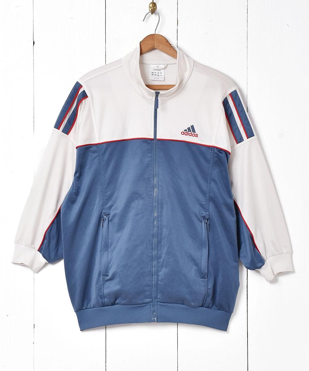 adidas 切り替えデザイン トラックジャケット - 古着屋 adidas 切り替えデザイン トラックジャケット - 古着屋