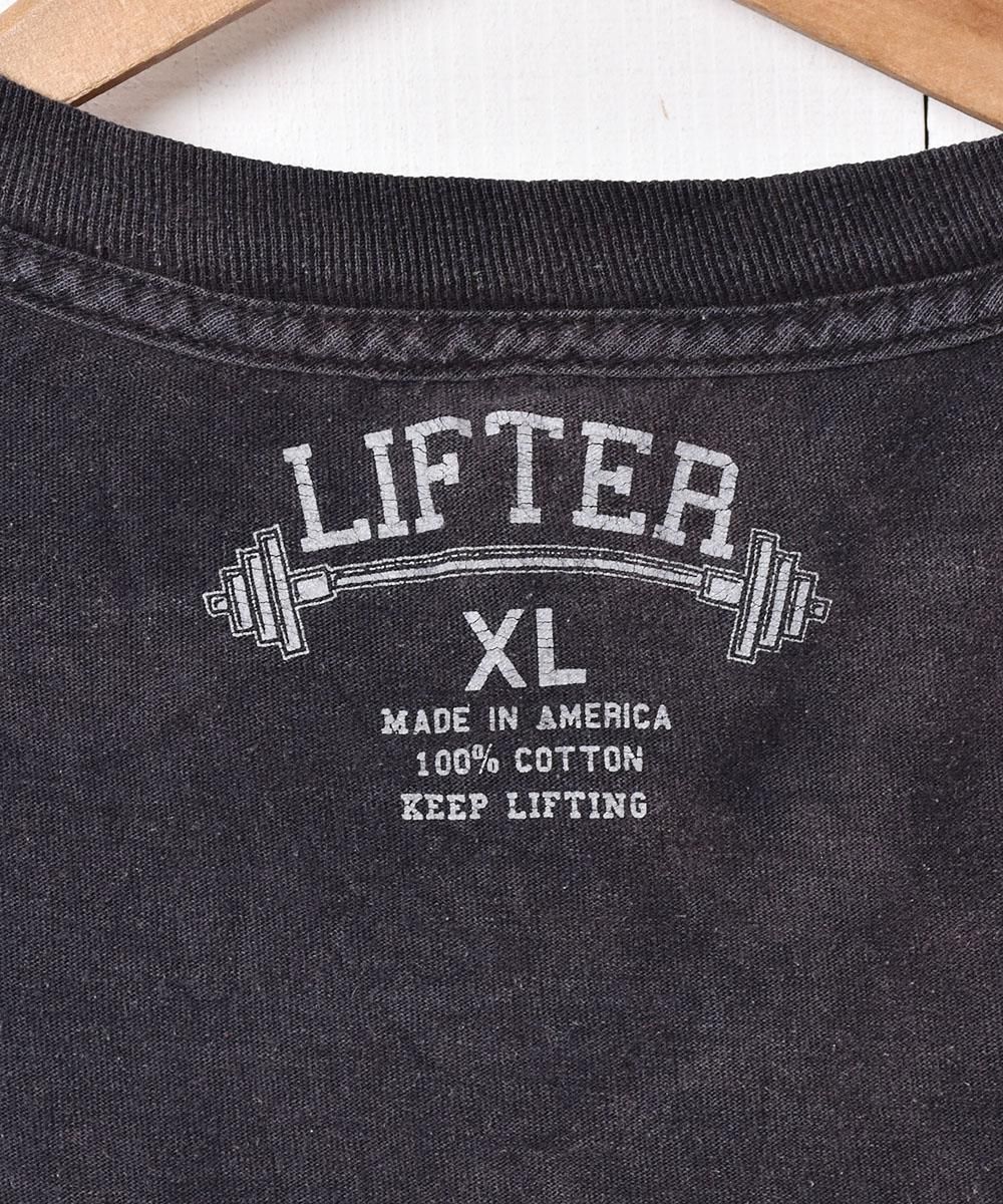 【古着】アメリカ古着　グレー プリント Tシャツ PORT&COMPANY【XL】アメリカ古着 グレー イベントTシャツ