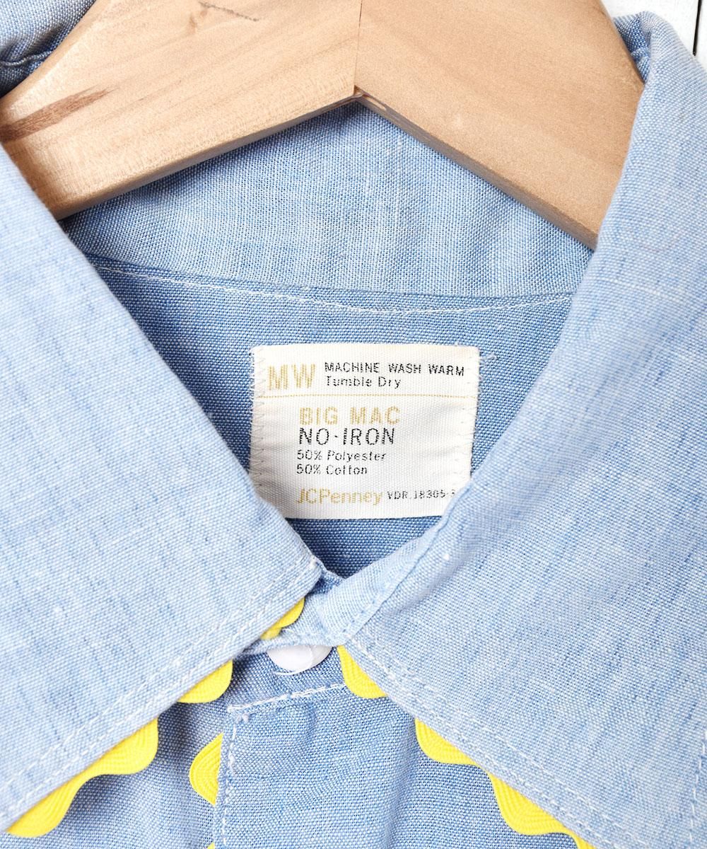 JC Penney ヒマワリ 長袖 シャンブレーシャツ - 古着屋