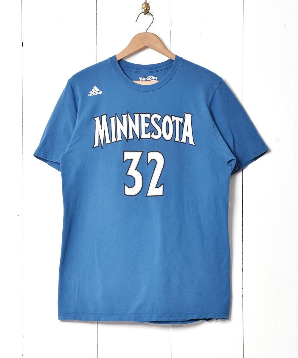 adidas ナンバリングプリントTシャツ - 古着屋グレープフルーツ