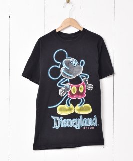 古着ミッキーマウス 蓄光プリントTシャツ 古着のネット通販 古着屋グレープフルーツムーン