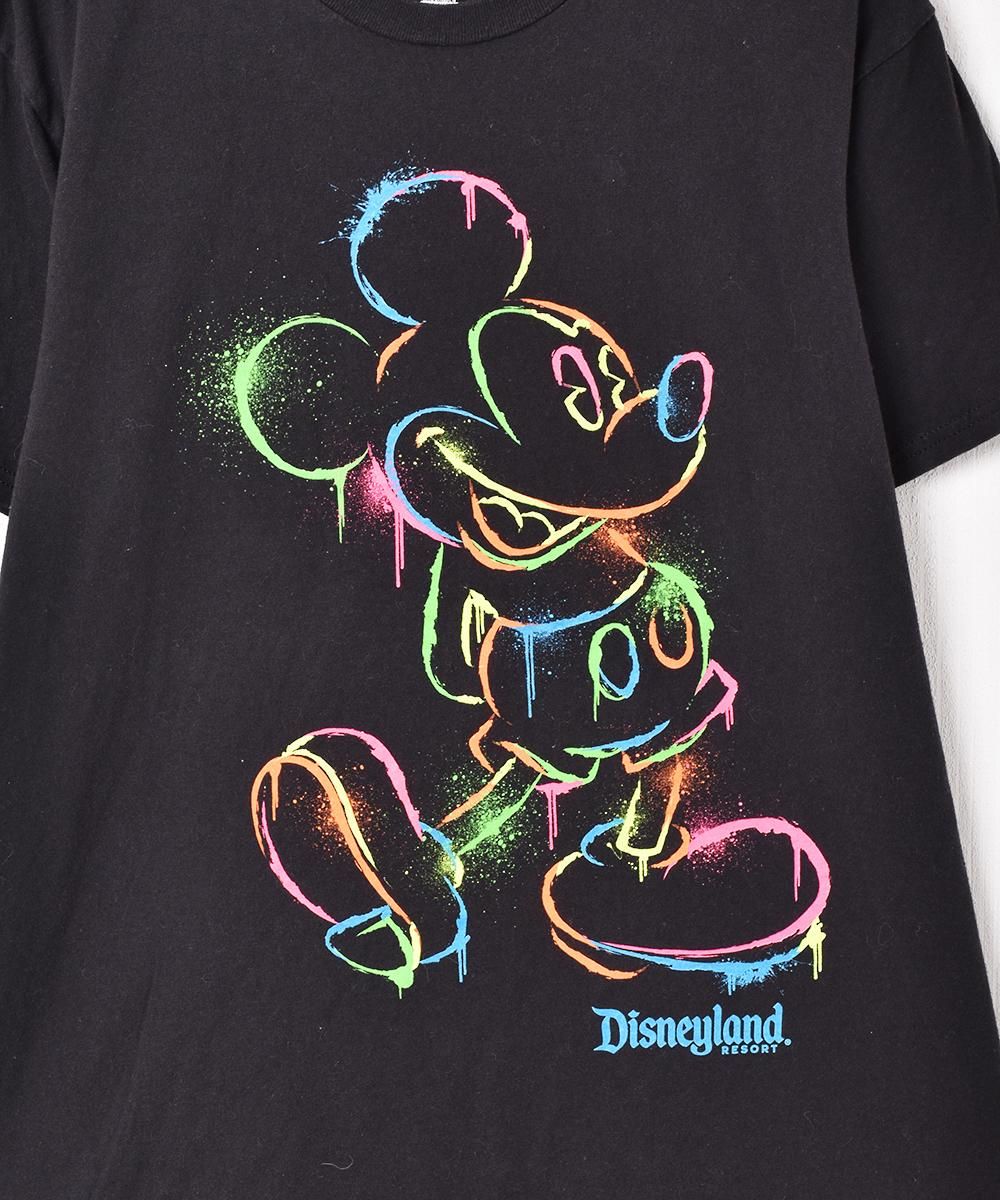ミッキーマウス ペイント プリントTシャツ - 古着屋 ミッキーマウス ペイント プリントTシャツ - 古着屋