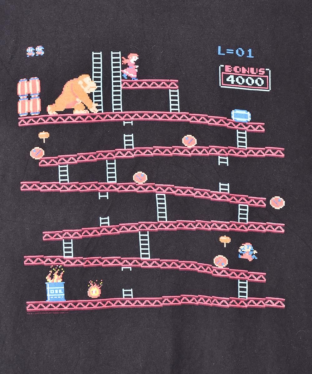 ドンキーコング プリントTシャツ - 古着屋グレープフルーツ