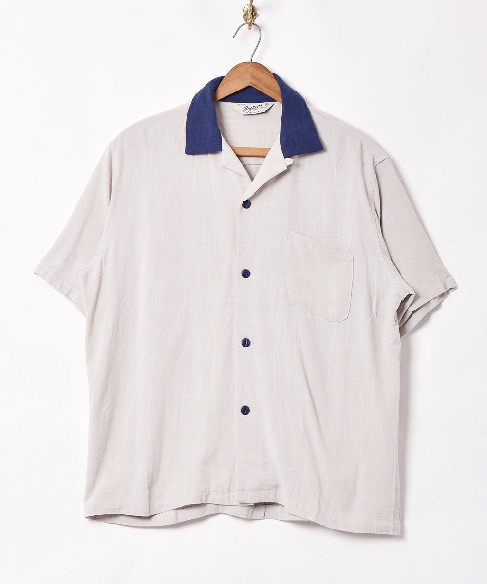新品■22SS UNUSED 総柄 半袖オープンカラーシャツ 2 開襟シャツ