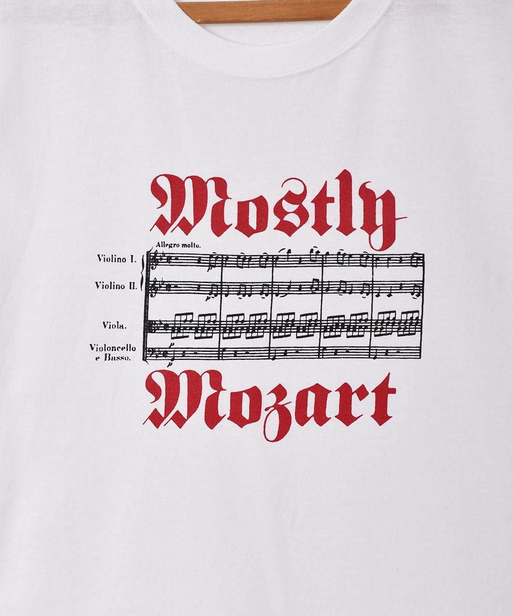 80s ビンテージ アート 音符 楽譜 シングルステッチ Tシャツ ヴィンテージ シングルステッチ Tシャツ – 古着屋 MUJIN