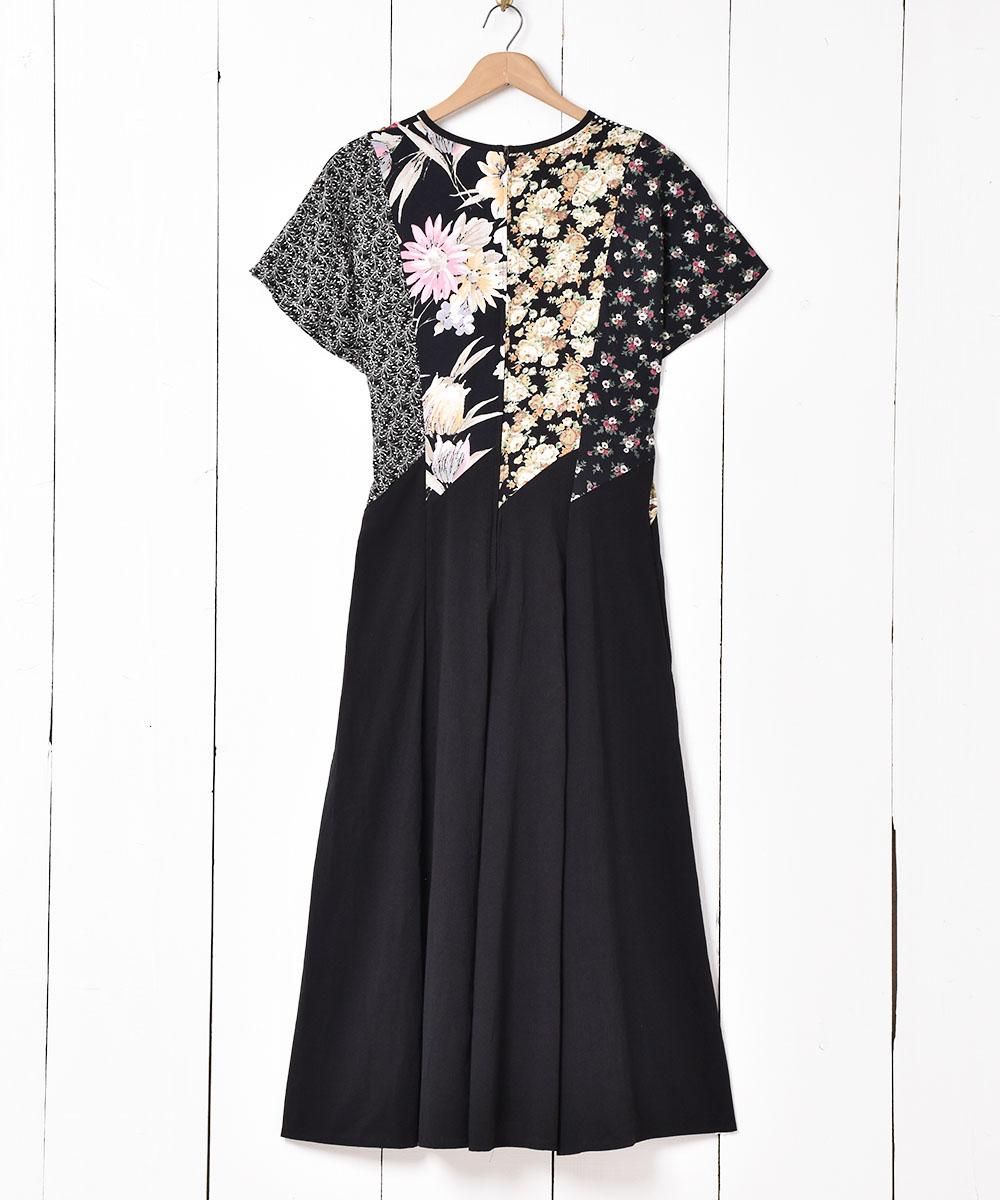本物 美品 コレクションモデル グッチ ドット スクエア柄 半袖 ワンピース F by ROSSO ドット柄切替カフタンワンピース(504610042) | URBAN