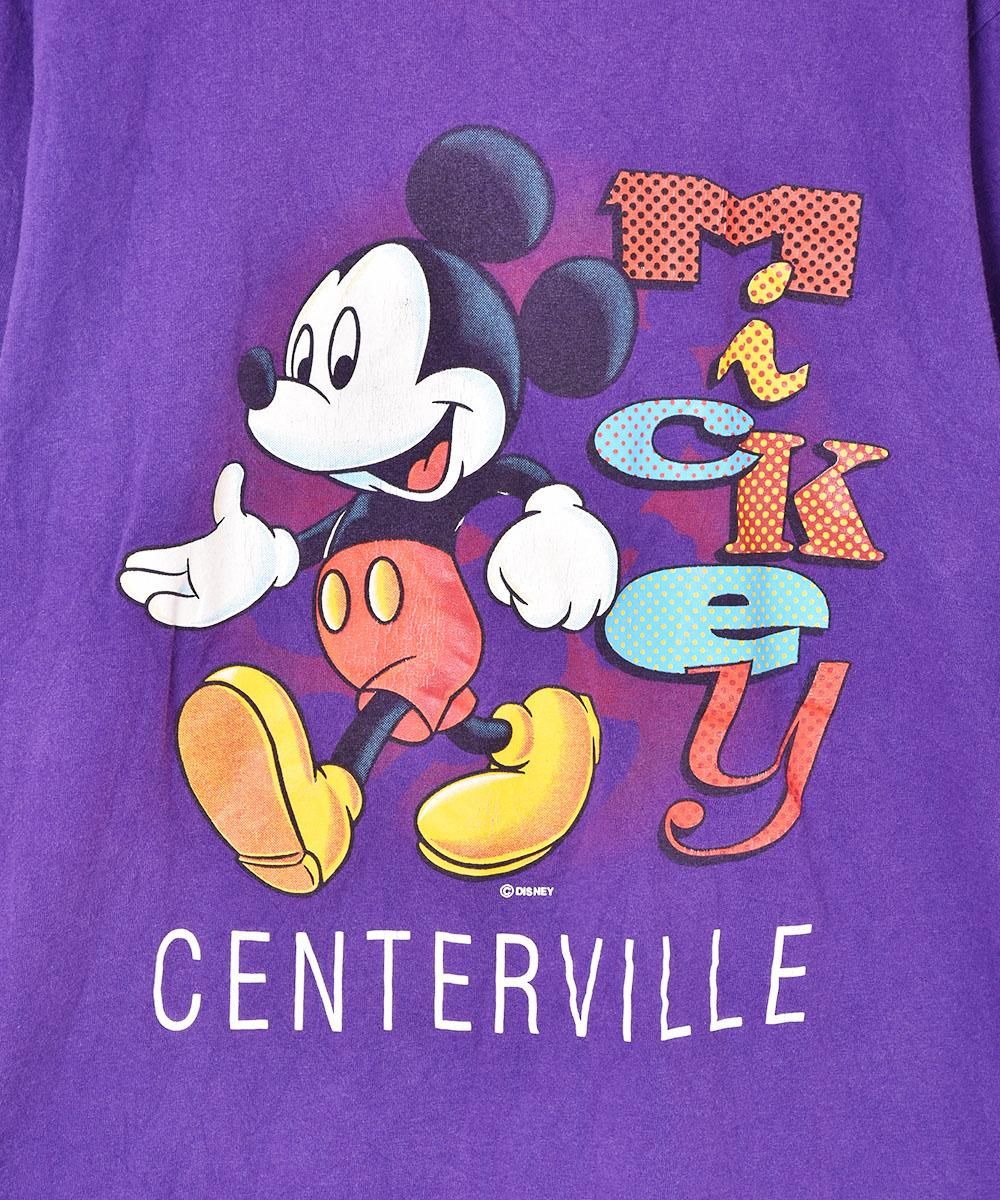 アメリカ製 ミッキー プリントTシャツ - 古着屋グレープフルーツ