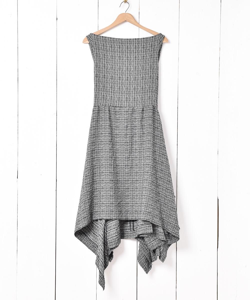 Vivienne Westwood チェック柄 アシンメトリー スリーブレス Vivienne Westwood チェック柄 アシンメトリー スリーブレス