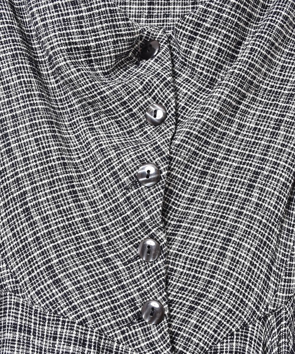 Vivienne Westwood チェック柄 アシンメトリー スリーブレス Vivienne Westwood チェック柄 アシンメトリー スリーブレス