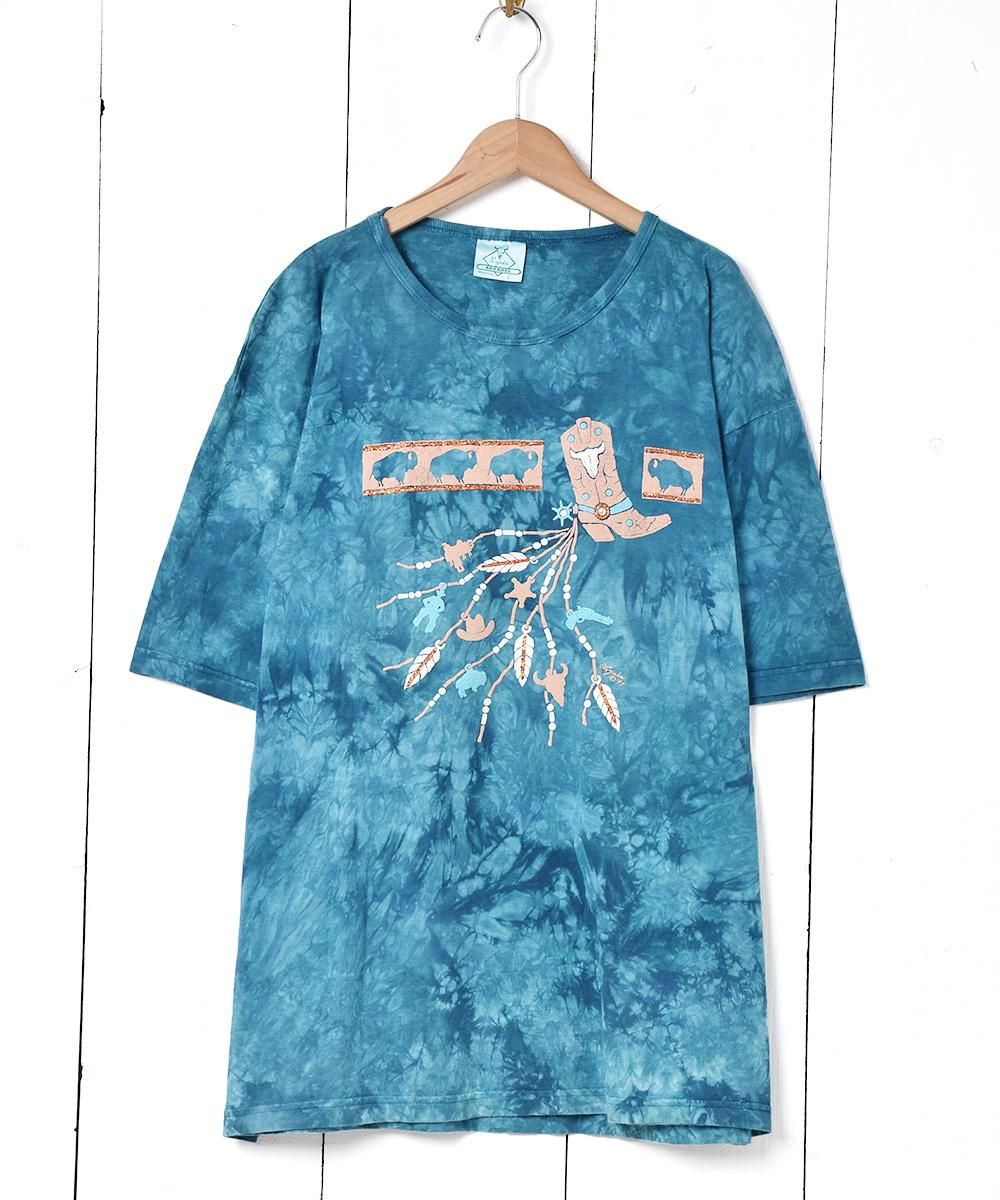アメリカ古着 タイダイ Ｔシャツ GILDAN アメリカ古着 GILDAN ギルダン タイダイ染め プリント Tシャツ M