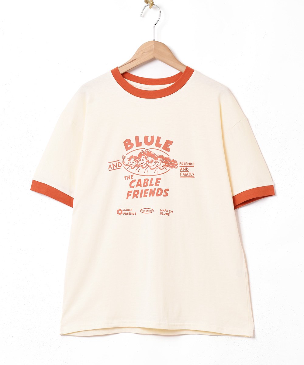 リンガーTシャツ 【CABLE FRIENDS】 - 古着のネット通販サイト 古着屋 ...