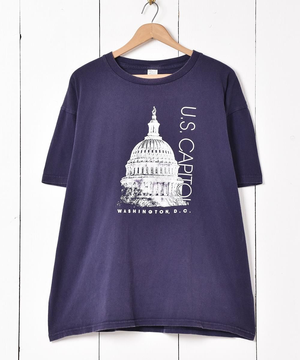 アメリカ製 アメリカ合衆国議会議事堂 プリントtシャツ 古着のネット通販サイト 古着屋グレープフルーツムーン Grapefruitmoon Onlineshop ヴィンテージアイテム レトロファッション