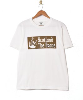 古着【2色展開】 プリントTシャツ【ScotLand】ホワイト 古着のネット通販 古着屋グレープフルーツムーン