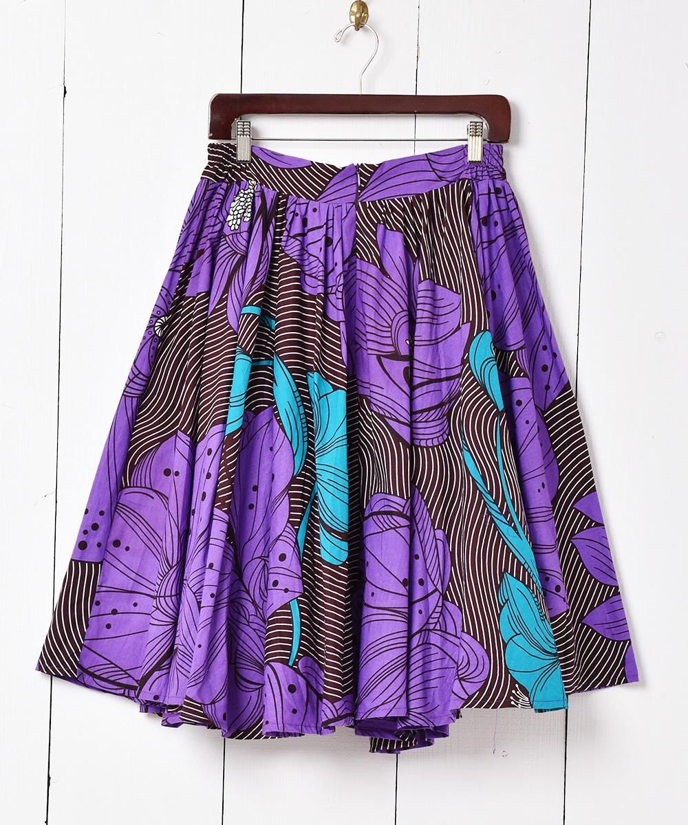 エキゾチック ハンドメイド 古着 アフリカンファブリックプリント 