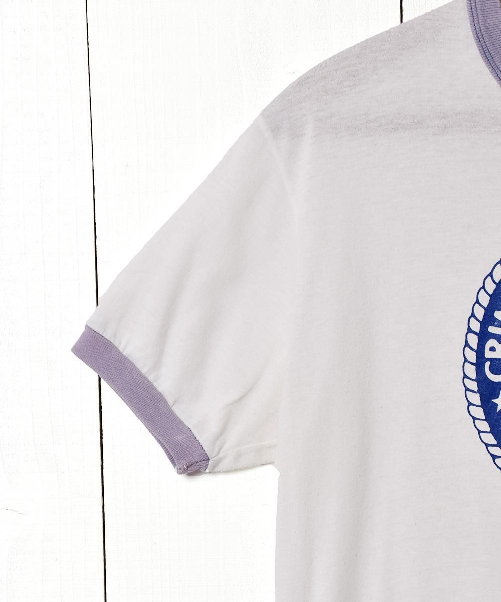 アメリカ製 プリント リンガーTシャツ - 古着屋グレープフルーツ