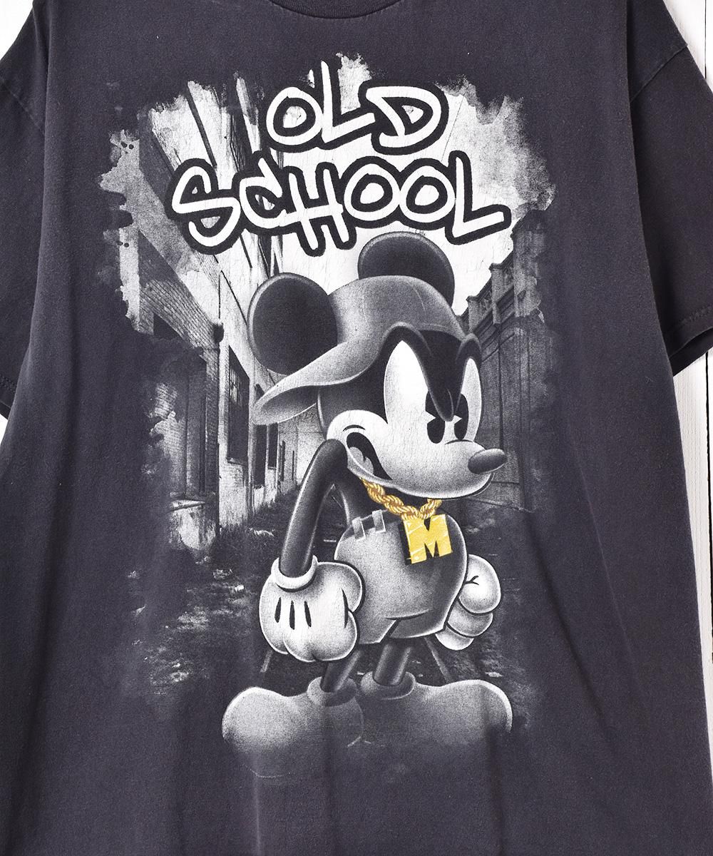 ミッキーマウス プリントTシャツ - 古着屋グレープフルーツ ミッキーマウス プリントTシャツ - 古着屋グレープフルーツ